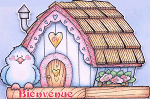 Gif animé bienvenue maison
